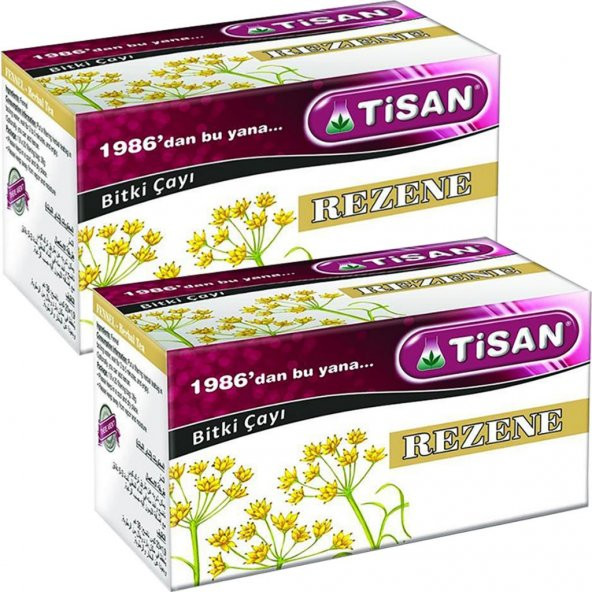 Tisan Rezene Bitki Süzen Poşet Çay 2 x 20'li ürün görseli 1