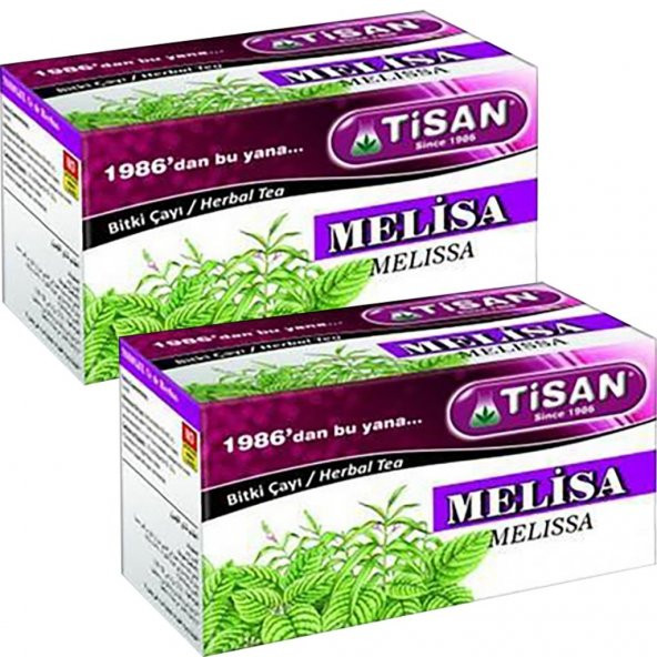 Tisan Melisa Bitki Süzen Poşet Çay 2 x 20'li ürün görseli 1