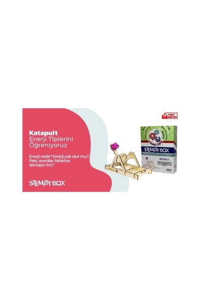Fapatech Stemist Box Katapult Ahşap Kodlama Stem Eğitim Seti - Resim 3