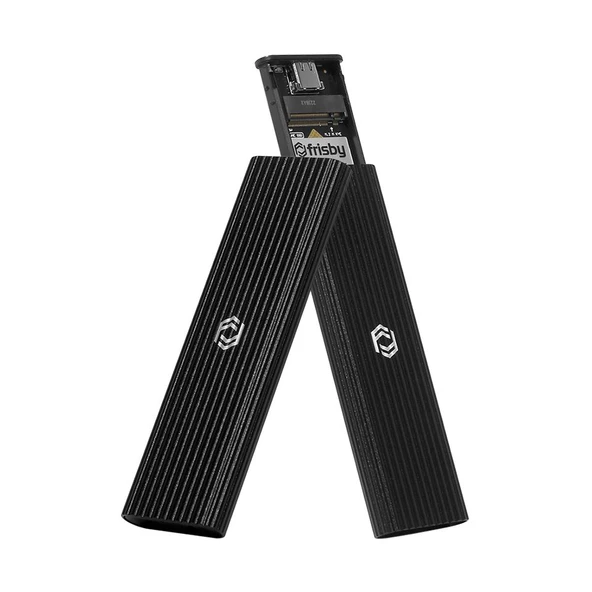 FRISBY FHC-M2305 Type-C™ USB 3.1 - M.2 PCIe NVMe SSD Alüminyum Disk Kutusu ürün görseli 1