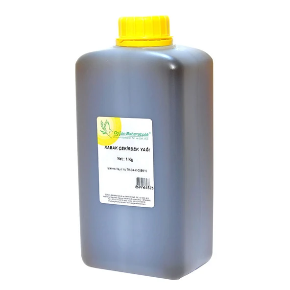 Kabak Çekirdeği Yağı Pet Bidon 1000 Gr - Resim 5