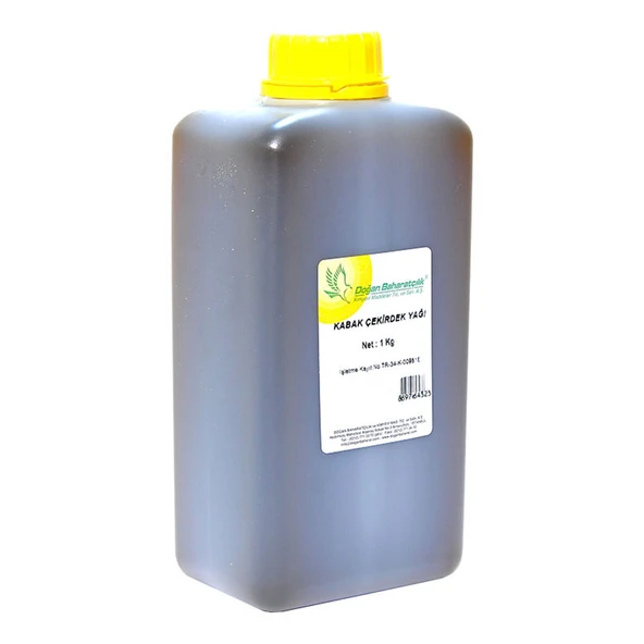 Kabak Çekirdeği Yağı Pet Bidon 1000 Gr - Resim 3