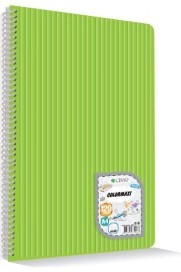 ÇINAR DEFTER Uninote Colormaxı A4 Sp.pp Kapak 120 Yp. Çizgili ürün görseli 1