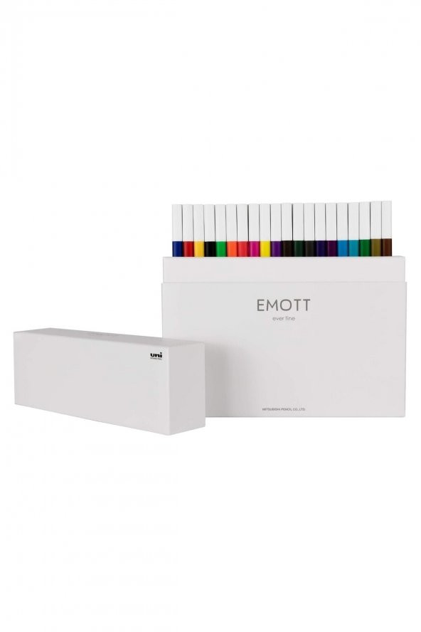 Uni Posca Uni Emott 0.4 Fine Akrilik Uçlu Kalem 40lı Set ürün görseli 1
