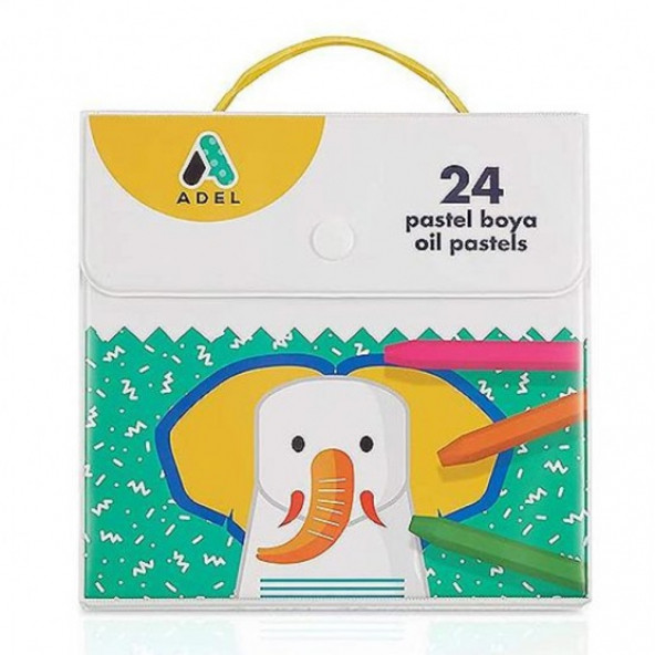 Adel Pastel Boya 24 Renk Çantalı ürün görseli 1