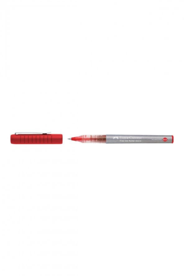 Faber Castell Free Ink Roller Micro Kırmızı 0,5 ürün görseli 1
