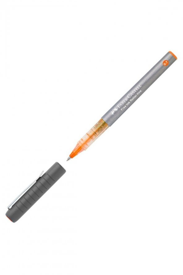 Faber Castell Faber Castel Free Ink Roller Pilot Kalem 0.7 Turuncu ürün görseli 1