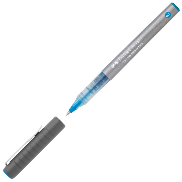 Faber Castell Faber Castel Free Ink Roller Pilot Kalem 0.7 Turkuaz ürün görseli 1