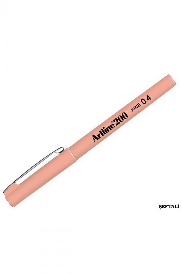 artline 200 Fineliner 0.4mm Ince Uçlu Yazı Ve Çizim Kalemi Kayısı ürün görseli 1