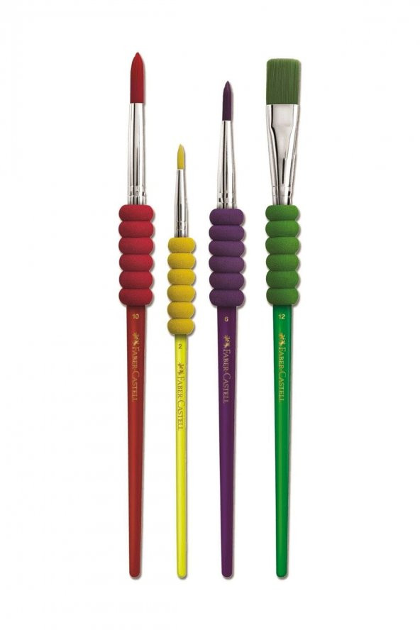 Faber Castell Fırça Seti Soft Touch 4 Lü 5291181620000 ürün görseli 1