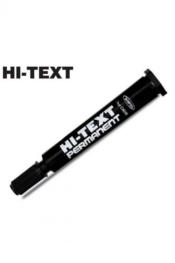 Hi-Text Marker Kesik Uç 830pcs Siyah ürün görseli 1