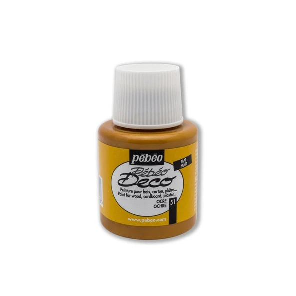 Pebeo Deco Mat 110 ml Şişe 3lü Ocre ürün görseli 1