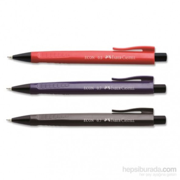 Faber Castell Econ 0.7 Kalem Kırmızı 3 Adet ürün görseli 1
