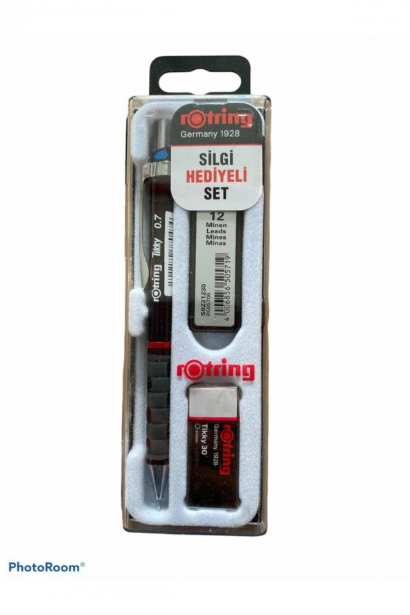 Rotring 0.7mm Uçlu Kalem Silgi Ve Uç Hediyeli Beyaz ürün görseli 1
