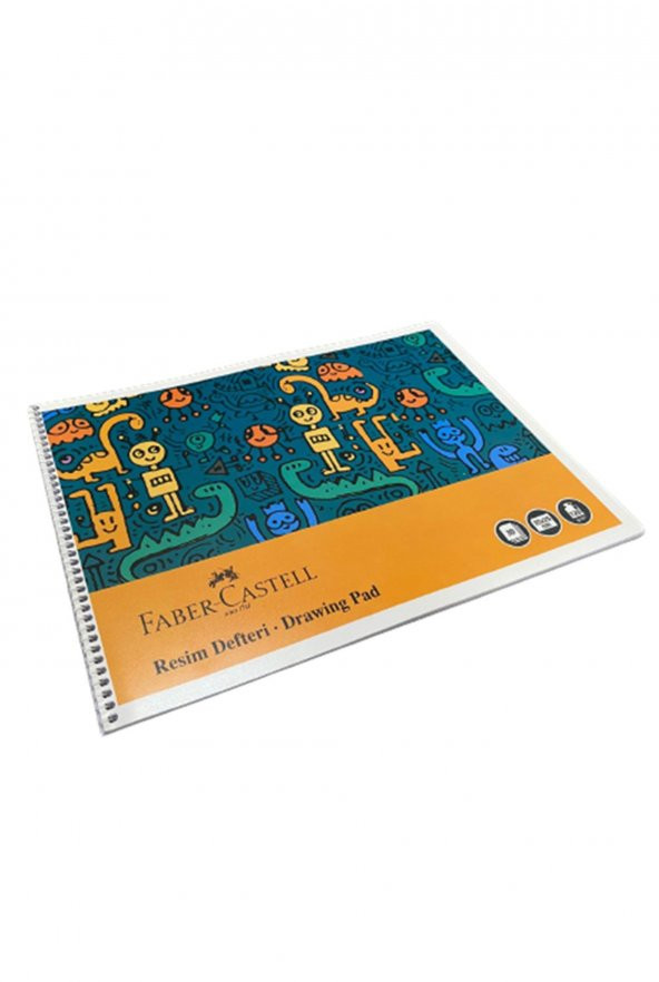 Faber Castell Faber 25x35 Eğlenceli Pp Kapak Resim Defteri (adet) ürün görseli 1