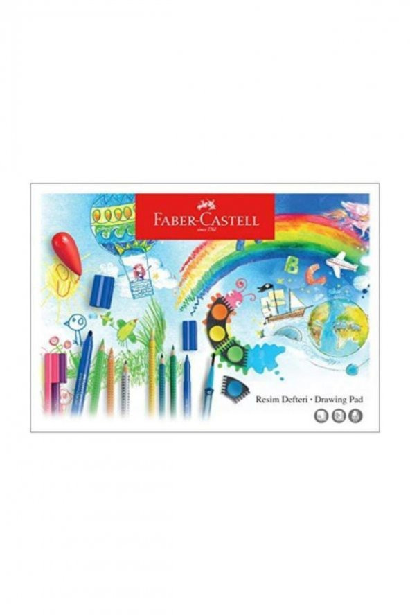 Faber Castell Karton Kapak Resim Defteri 35x50 Cm 15 Yaprak ürün görseli 1