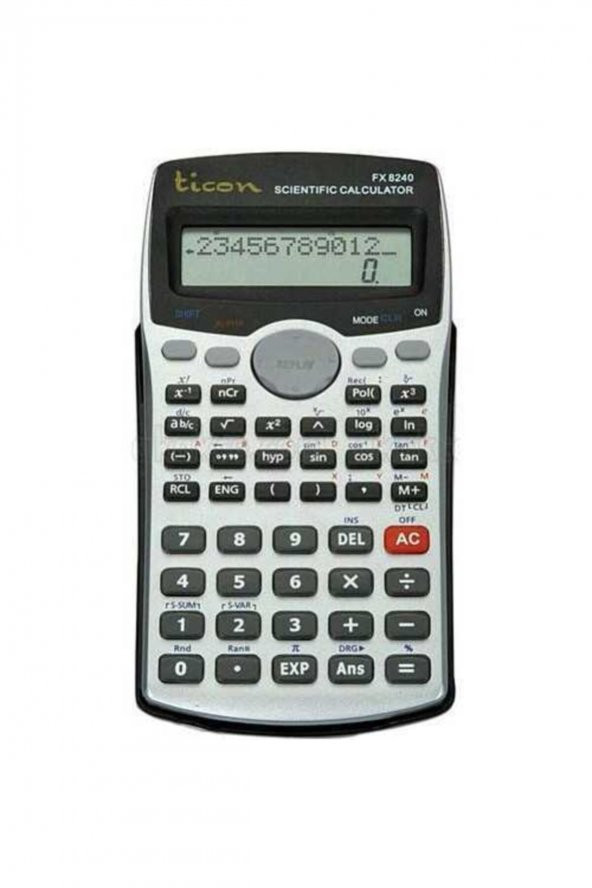 Ticon Fx Fonksiyonlu Hesap Makinesi 8240 ürün görseli 1