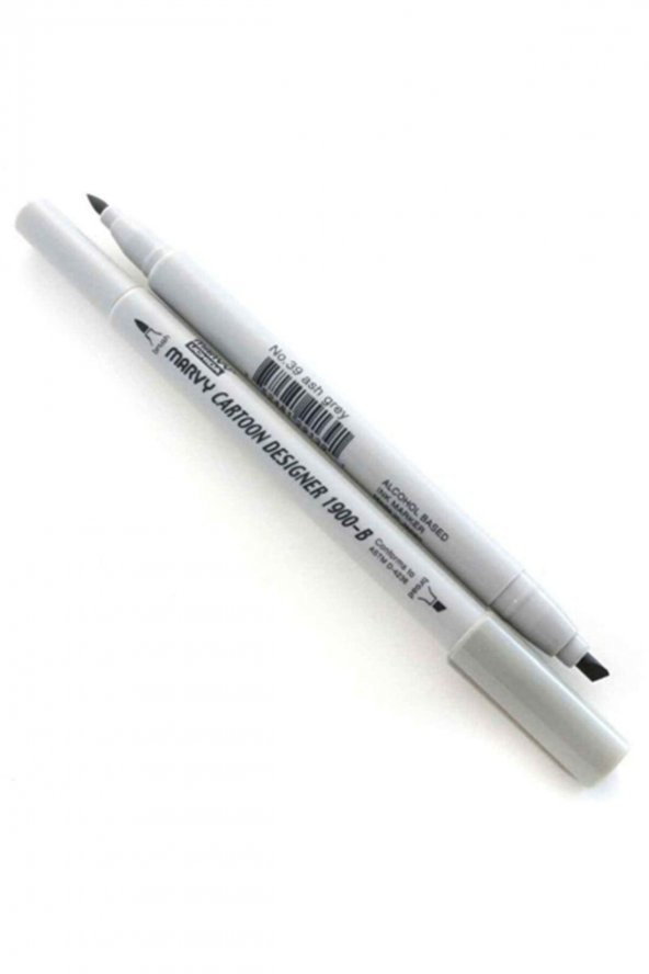 Marvy 1900b-s/39 Ash Grey Grafik Markör Kalem ürün görseli 1
