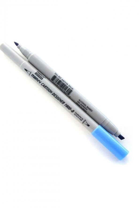 Marvy 1900b-s/60 Salvıa Blue Grafik Markör Kalem ürün görseli 1