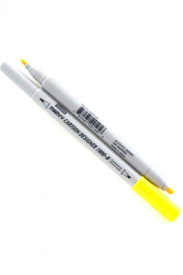 Marvy 1900b-s/5 Yellow Grafik Markör Kalem ürün görseli 1