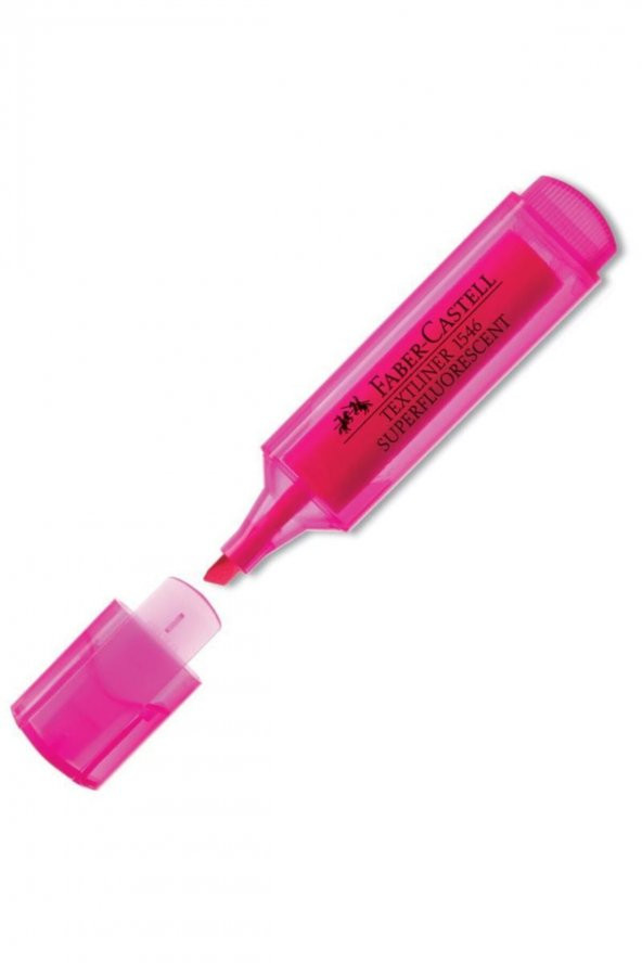 Faber Castell Faber-castell Fosforlu Kalem Şeffaf Gövde Pembe ürün görseli 1