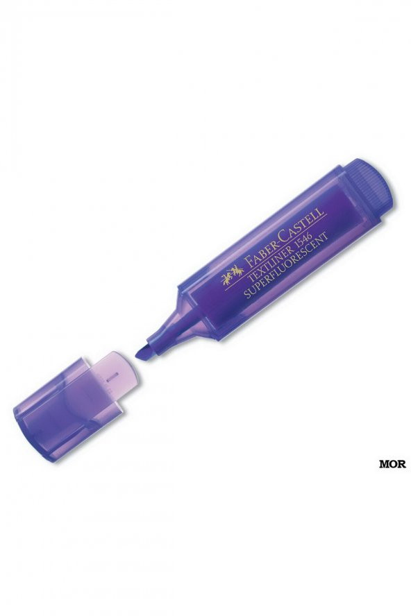 Faber Castell Textliner 1546 Fosforlu Kalem Mor ürün görseli 1