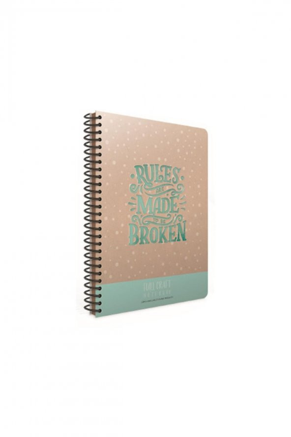 Gıpta Full Craft A4 Spiralli Defet Sert Kapak 96 Yaprak 70 Gr. Çizgisiz ürün görseli 1