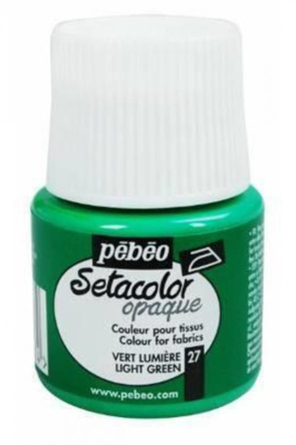 Pebeo Kumaş Boyası Opague 45ml No:27 Lıght Green ürün görseli 1