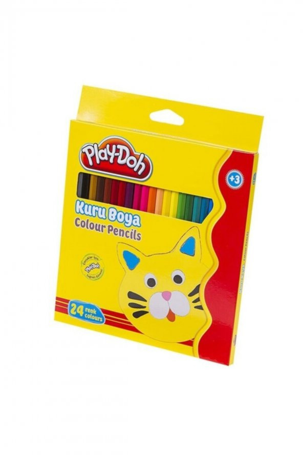 Play Doh Play-doh 24 Renk Boya Kalemi Tam Boy Play-ku003 ürün görseli 1