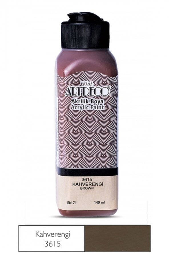 Artdeco Akrilik Boya 140 ml Kahverengi ürün görseli 1