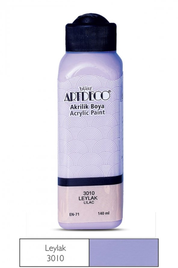 Artdeco 140ml Leylak Akrilik Boya 3010 ürün görseli 1