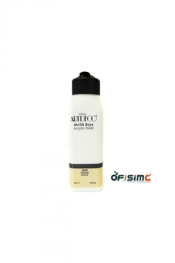 Artdeco 140ml Krem Akrilik Boya 3646 ürün görseli 1