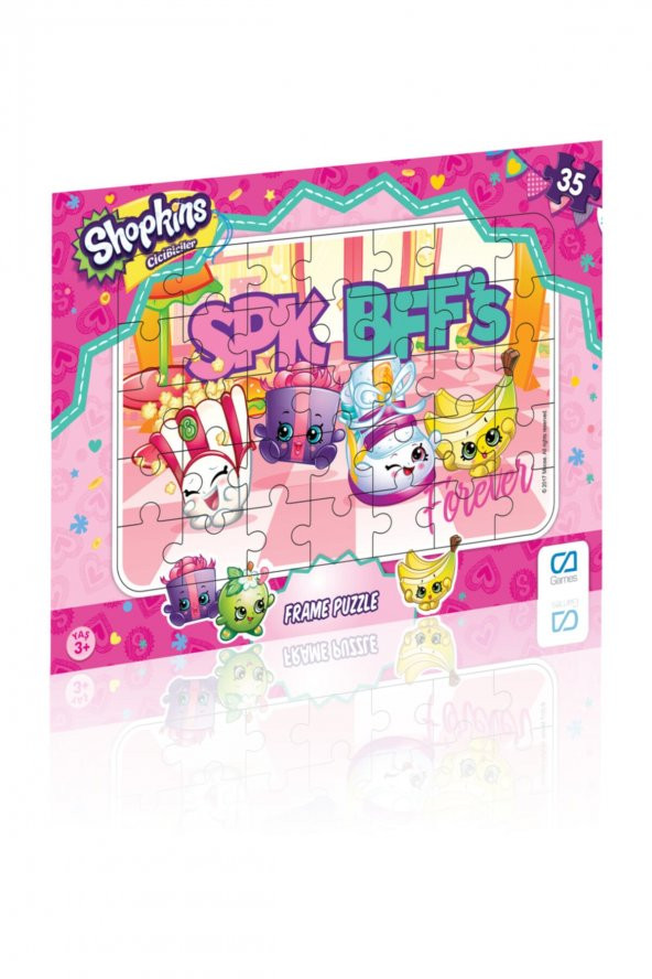 CA Games Shopkins Cicibiciler 35 Parça Frame Puzzle - 5023 / ürün görseli 1