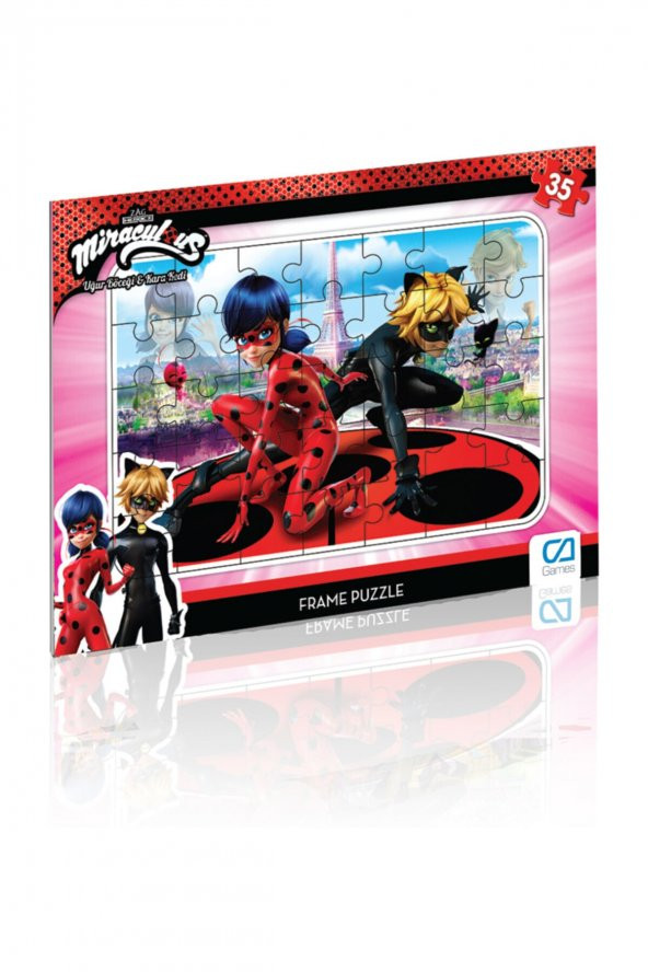 CA Games Miraculous 35 Parça Frame Puzzle Ca-5022 ürün görseli 1