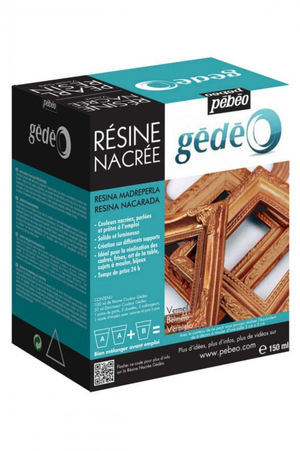 Pebeo Gedeo Yakut Sedef Reçine - 150ml Kit ürün görseli 1