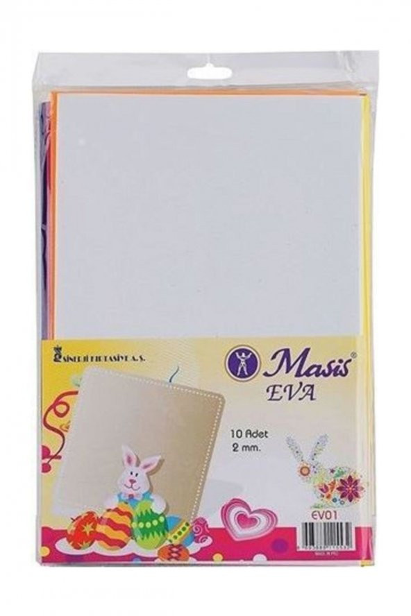 Masis Eva Renkli A4 10 Lu Paket ürün görseli 1