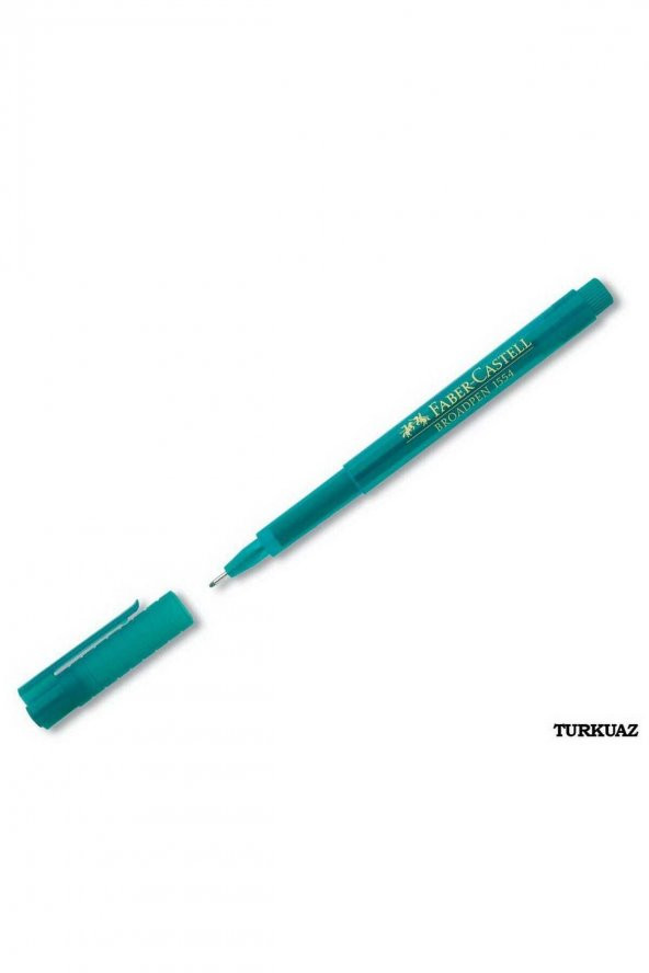 Faber Castell FABER 1554 BROADPEN TURKUAZ KALEM 155456 ürün görseli 1