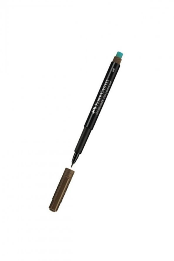 Faber Castell Permanent Asetat Kalemi Cd Kalemi S Kahve ürün görseli 1
