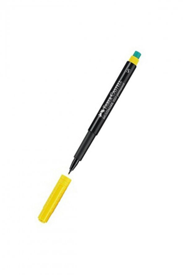 Faber Castell Permanent Asetat Kalemi Cd Kalemi S Sarı ürün görseli 1