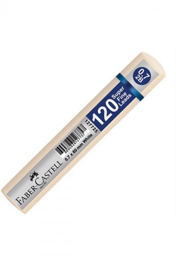 Faber Castell Grip Min 0.7 2b 60 Mm 120 li Beyaz Tüp 1 Adet ürün görseli 1