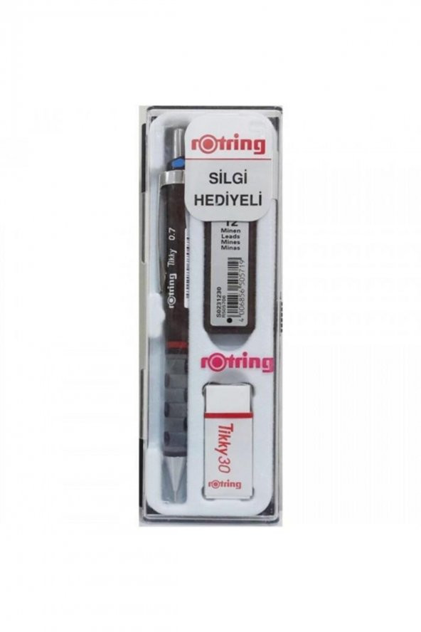Rotring Tıkky Rd 07+mın Silgi Bordo Hediyeli ürün görseli 1