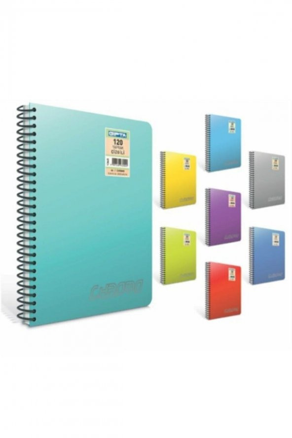 Gıpta Chromo Spiralli Pp Kapak Defter A4 Kareli 60yp 1979 ürün görseli 1
