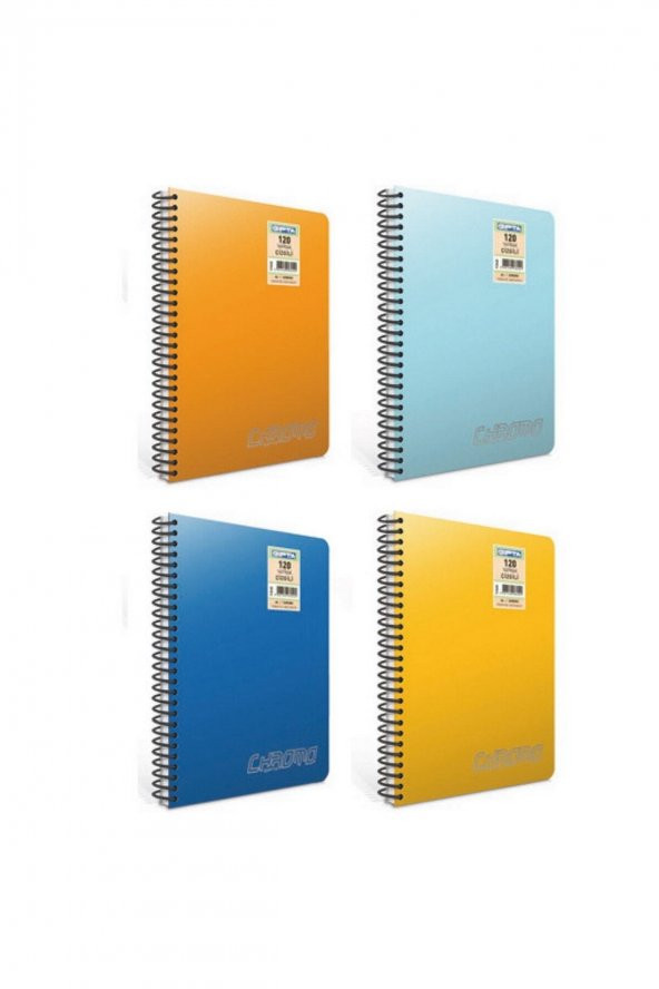 Gıpta Chromo A5 100 Yaprak Çizgili Pp Kapak Spiralli Defter (2311) ürün görseli 1