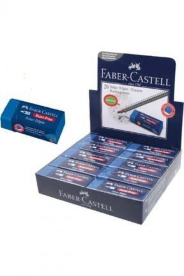 Faber Castell Faber-castell Sınav Silgisi (1301872-20) 18 72 12 (20 Li Kutu) ürün görseli 1