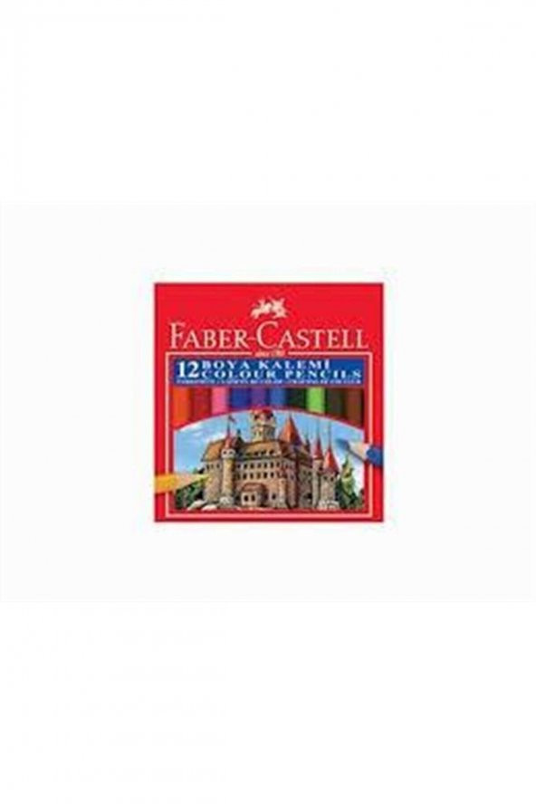 Faber Castell Red Line Kuru Boya 12 Renk 1/2 ürün görseli 1