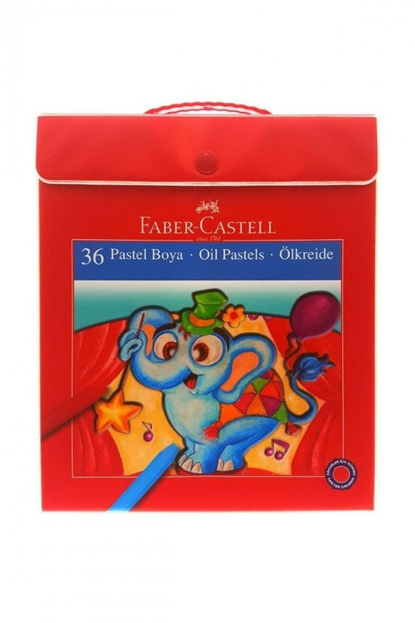 Faber Castell Plastik Çantalı Tutuculu Pastel Boya 36 Renk ürün görseli 1