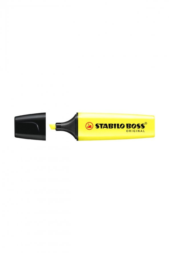 Stabilo 70/24 Fosforlu Kalem Boss Original Sarı (10 Lu Kutu) ürün görseli 1