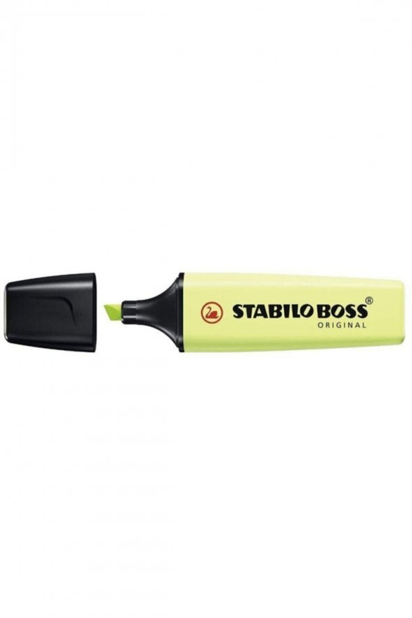 Stabilo Boss Fosforlu Kalem Original Pastel Açık Yeşil 70/133 (10 Lu Paket) ürün görseli 1