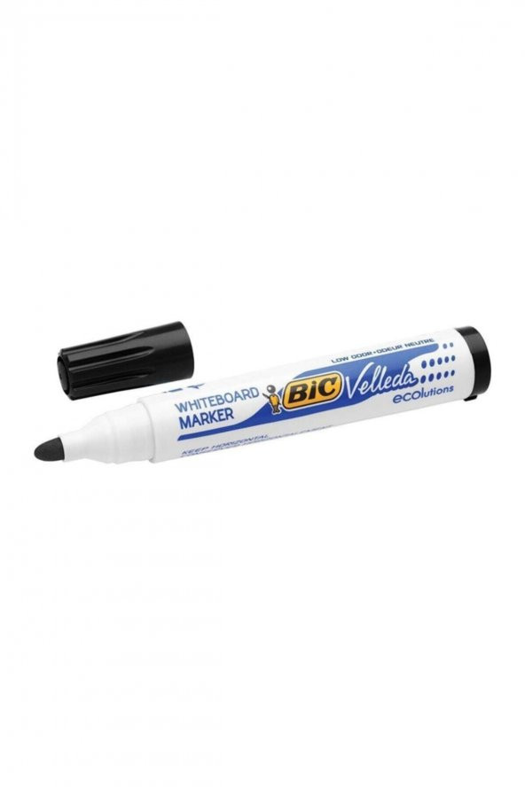 Bic Velleda 1701 Tahta Kalemi Yuvarlak Uç Siyah ürün görseli 1