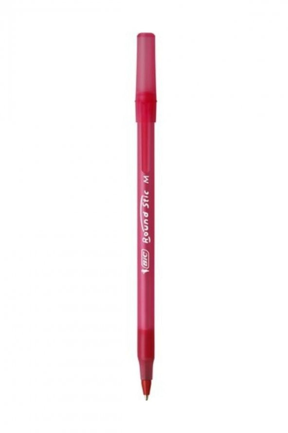 Bic Round Stic Tükenmez Kalem Kırmızı 60lı Kutu ürün görseli 1